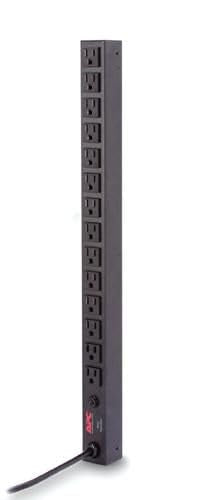 APC Basic Rack 1.8kVA PDU - 1.8kVA - Zero U Rack-mountable - Input: NEMA 5-15P, Output: 14 x NEMA 5-15R (156051A)