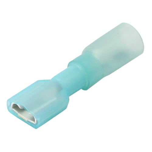 Pacer 16-14 AWG Heat Shrink Female Disconnect 100-Pack TDE14-250FI-100