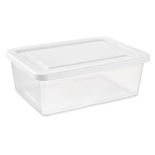 STERILITE 12 Qt Storage Box-Wh