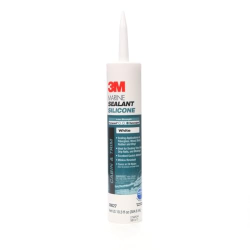 3M Marine Grade Silicone Sealant 10.3 fl oz White