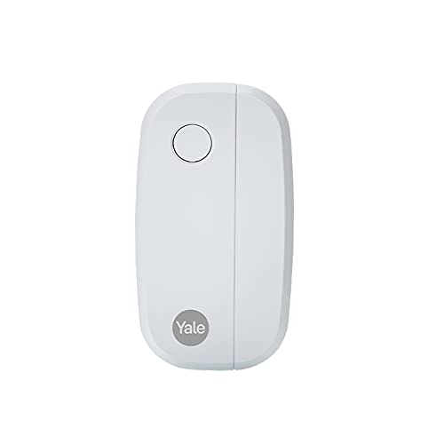 Yale AC-DC Sync Smart Home Alarm Accessory Door/Window Sensor App Control, for Securing Main Access Points, White