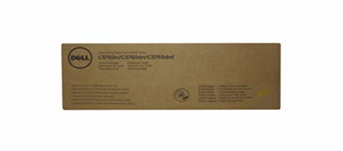 Dell MD8G4 Toner Cartridge f/3760/3765 9000 Page Yield Yellow