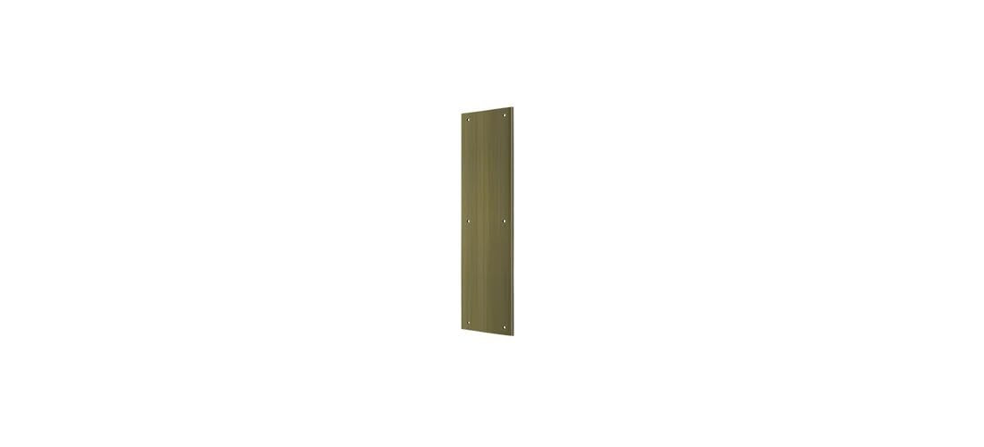 Deltana PP3515U5 3 1/2-Inch x 15-Inch Solid Brass Push Plate