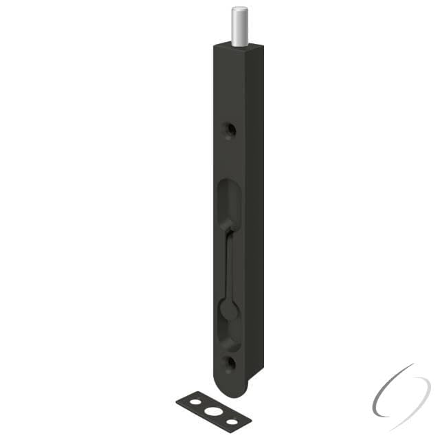 Deltana 7FBZ1B 7" Zinc Flat Flush Bolt