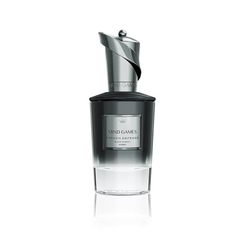 MIND GAMES French Defense - Luxury Perfume with Notes of Cherry, Chamomile, Amber & Cedarwood - Elegant Extrait de Parfum for Women & Men - Fruity & Velvety Perfume - 100 mL/3.4 oz