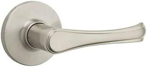 Kwikset Safe Lock Grapevine Passage Lever Satin Nickel