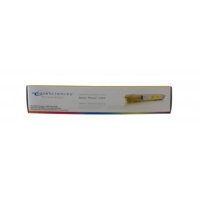 Media Sciences Standard Capacity Yellow Toner Cartridge - Laser - 5000 Page - Yellow