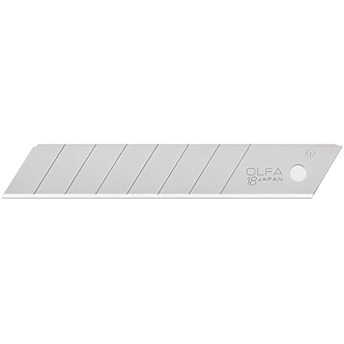 OLFA 18mm Heavy-Duty Snap Off Replacement Blades, 100 Blades (800 segments) LB/CP100 - Snap-Off Utility Knife Replacement Blades, Fits most 18mm Utility Knives