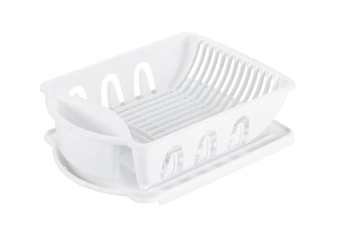 Sterilite 2 Piece Ultra Sink Set, White