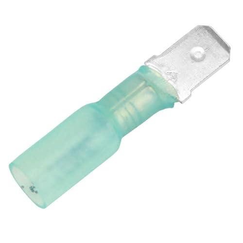 Pacer 16-14 AWG Heat Shrink Male Disconnect 100 Pack TDE14-250M-100