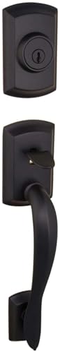 Kwikset Avalon 800AVHLIP-S.STRKP Matte Black Handleset