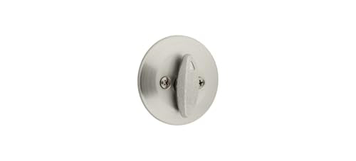 Kwikset 663 One Sided Deadbolt Satin Nickel