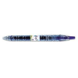 Wholesale CASE of 25 - Pilot B2P BeGreen Retractable Gel Pen-Gel Pen, Retractable, Refillable, Fine Point, Blue Ink