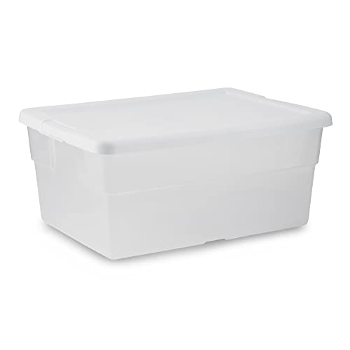 Sterilite 16 Quart Clear Storage Box with Lid