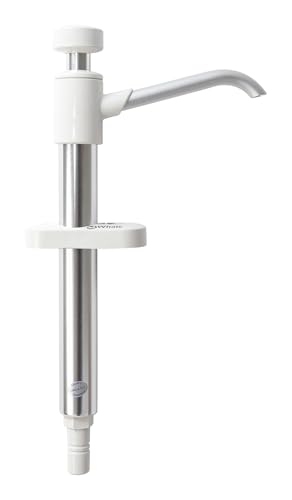 Whale GP0650 V Pump Mk 6 Hand-Operated Galley Water Pump, 2.2 GPM Max Flow Rate, Suitable for Fresh or Saltwater, White, One Size