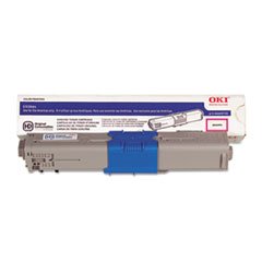 OKI 44469720 Toner Cartridge, 5K Yield, Magenta