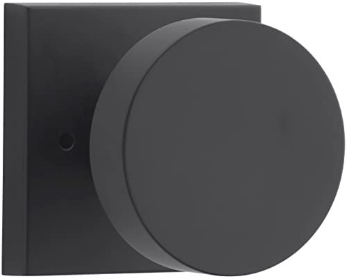 Baldwin PV.CON.CSR Privacy Door Knob Satin Black