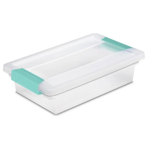 Sterilite 6-Pack Clip Box Clear Storage Bins