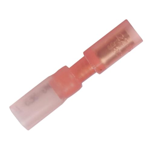 Pacer Heat Shrink Female Bullet Terminal 22-18 AWG 100 Pack