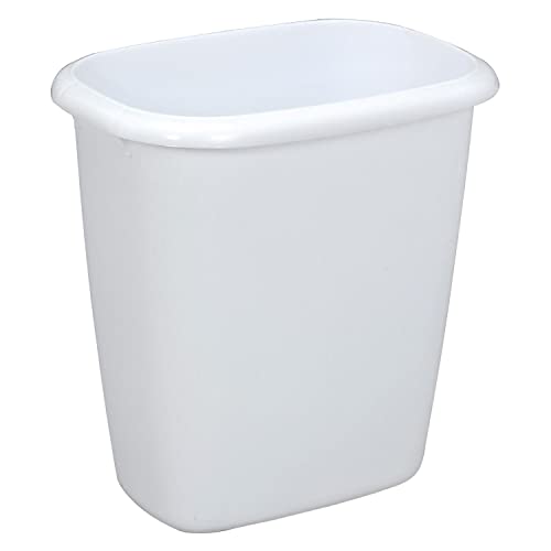 Rubbermaid Vanity Wastebasket 3.5 Gallon White