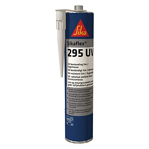 Sikaflex-295 UV Resistant Marine Adhesive Sealant, 10.1 fl. oz Cartridge, Black (10.1 fl. oz Cartridge, Black, 1)