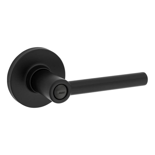 Kwikset Safelock Reminy Lever Privacy Lock SL4000RELRDT-514 Matte Black