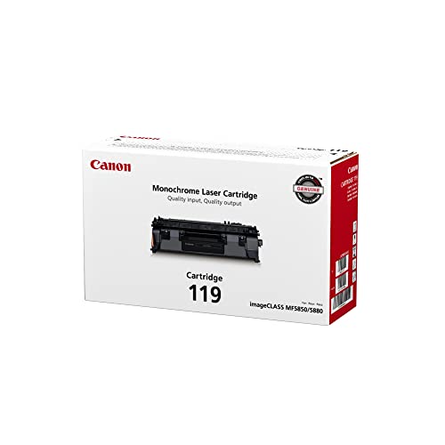 Canon Genuine OEM 3479B001 Type 119 Black Toner Cartridge (2.3K YLD)