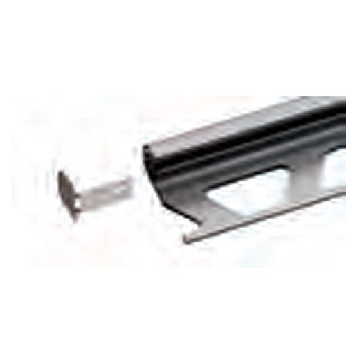 Schluter RONDEC End Cap 5/16" Brushed SS