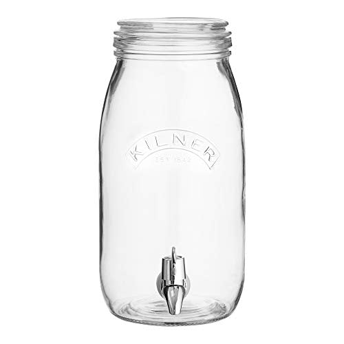 Kilner 3L Round Glass Drink Dispenser