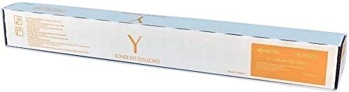Kyocera 1T02RMAUS0 Model TK-8527Y Yellow Toner Cartridge For use with Kyocera/Copystar CS-3552ci, CS-4052ci, TASKalfa 3552ci and 4052ci Color Multifunctional Printers