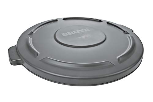 Rubbermaid BRUTE 32-Gallon Dome Trash Can Lid Gray