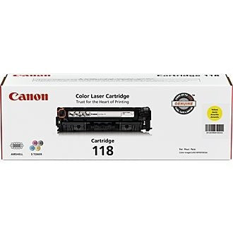 Canon Genuine OEM 2659B001 CTG 118 Yellow Toner Cartridge (2.9K YLD)