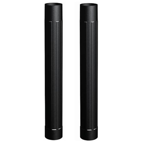 Vacmaster 2 1/2" Extension Wands, 2 Count (1 Pack), V2EW, Black