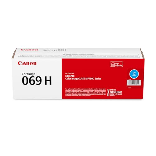 Canon Toner Cartridge 069 H C Cyan
