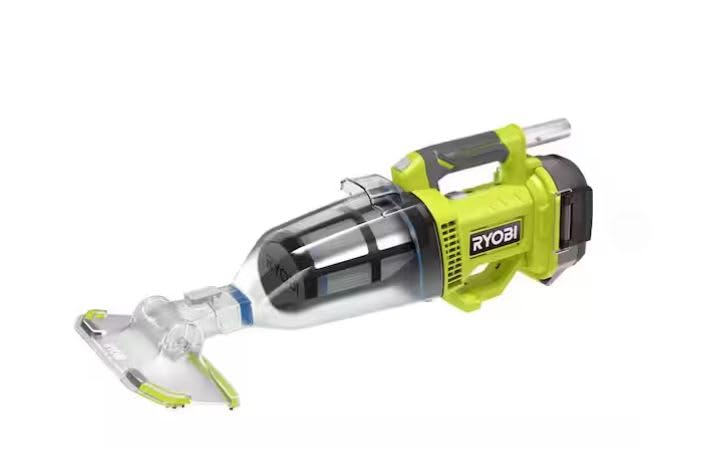 RYOBI 18V ONE+ Handheld Cordless Pool Vacuum