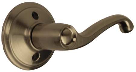 Schlage Flair F40FLA619 Privacy Lever Satin Nickel