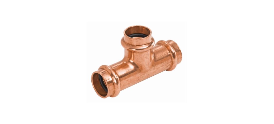 NIBCO 4010356 0.75 Press x 0.5 in. Press Copper Tee