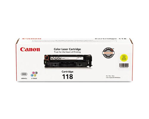 Canon Genuine OEM 2659B001 CTG 118 Yellow Toner Cartridge (2.9K YLD)