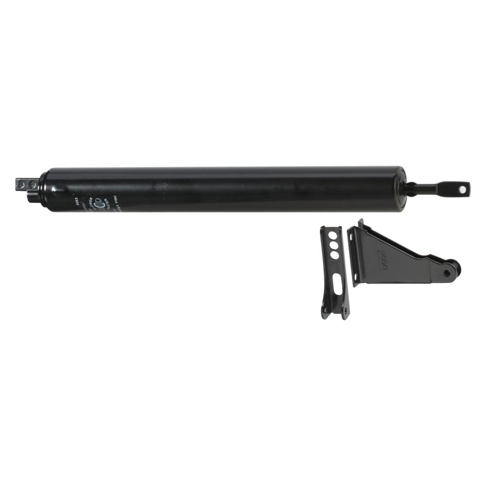 National Hardware N181-636 Posi-Glide Door Closer Black