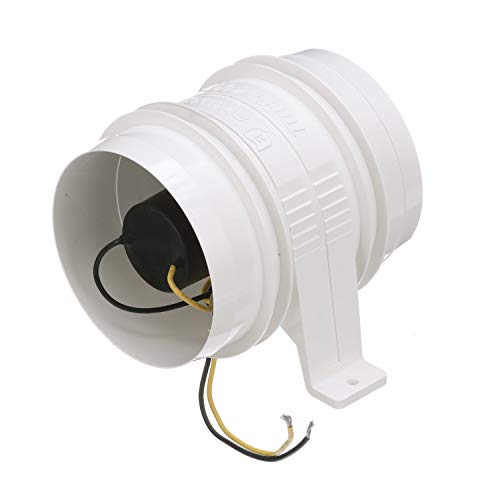 Attwood Turbo 4000 Series II In-Line Blower 1749-4, 12V, 4-Inch