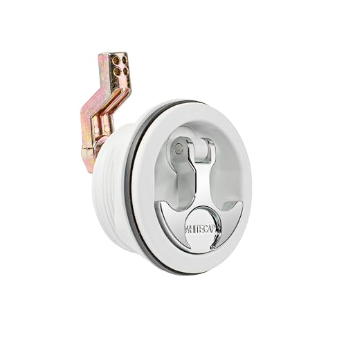 Whitecap S-0226WC T-Handle Latch with Key Lock 3" OD