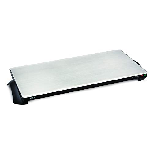 Salton Electric Warming Tray, Stainless, Renewed, 23-3/4" x 11-3/4"