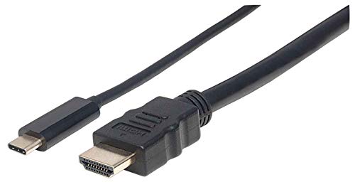 MANHATTAN 6' USB-C to HDMI Adapter Cable - 4K - Connects a USB-C DP Alt Mode Device to an HDMI Display