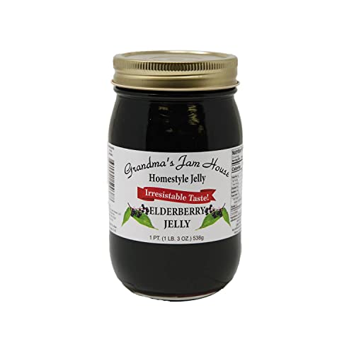 Grandma's Jam House Homestyle Elderberry Jelly 1 Pint