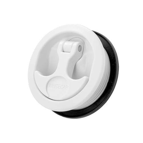 Whitecap T-Handle Latch - Nylon White/White - Non-Locking
