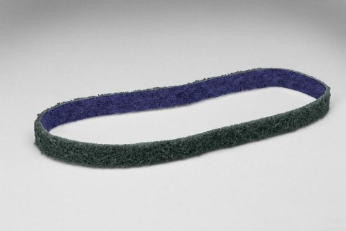 3M Scotch-Brite DF-BL Non-Woven Aluminum Oxide Sanding Belt - Fine Grade - 1/4 in Width x 24 in Length - 64465 [PRICE is per BELT]