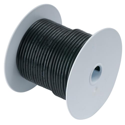 Ancor 112005 Marine Tinned Copper Battery Cable 6-Gauge 50ft Black