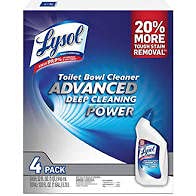 Lysol Power Toilet Bowl Cleaner 4-Pack 937319