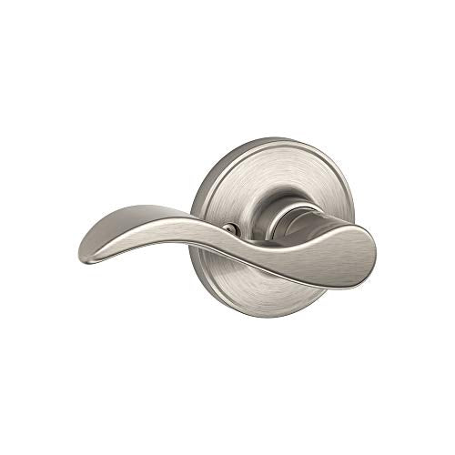SCHLAGE J10-SEV Seville Passage Leverset from The J-Series (Formerly Dexter), Satin Nickel