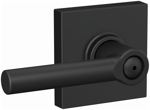 Schlage Broadway Lever F40 BRW 622 Matte Black